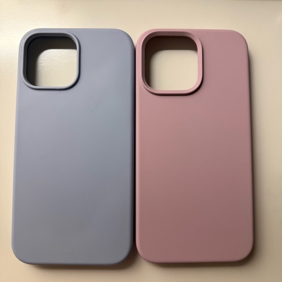 Pink & Blue Silicone Phone case - Picture 1 of 2